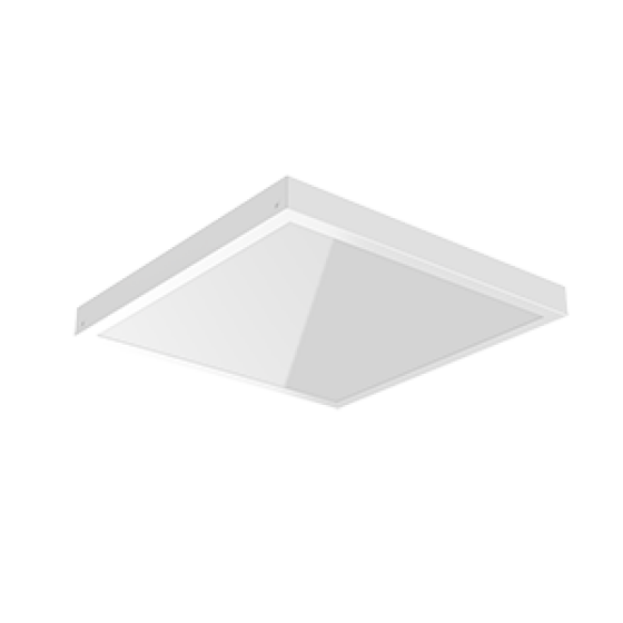  Светодиодный светильник VARTON A070/N офисный накладной 50 Вт 5000 K 610х610х56 мм IP40 с равномерной засветкой рассеиватель опал диммируемый по протоколу DALI