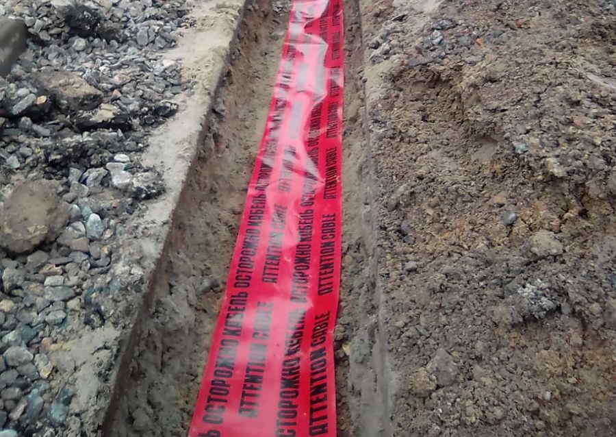 Прокладка кабельных линий в земле